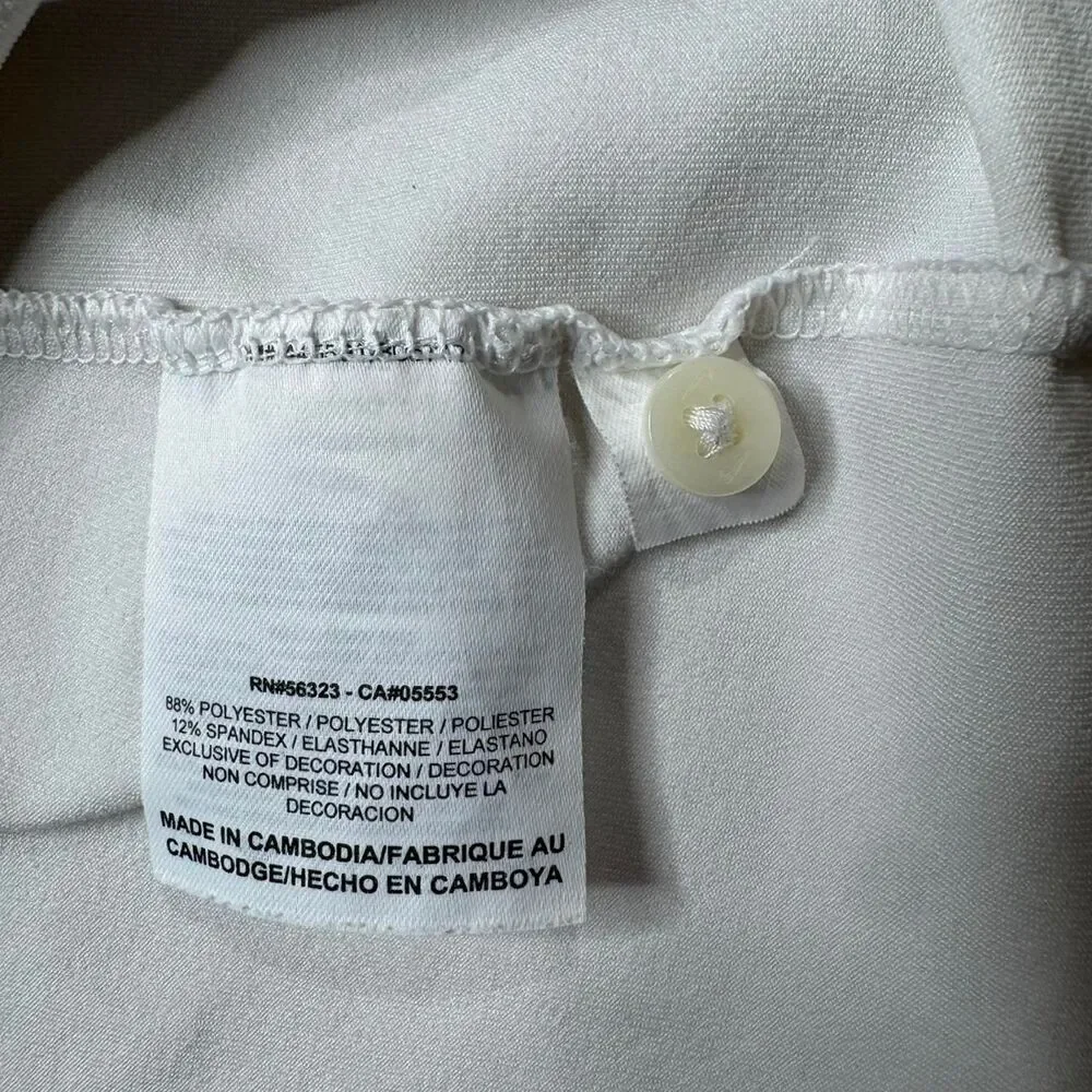 Nike Women's White and Cream Polo-shirts